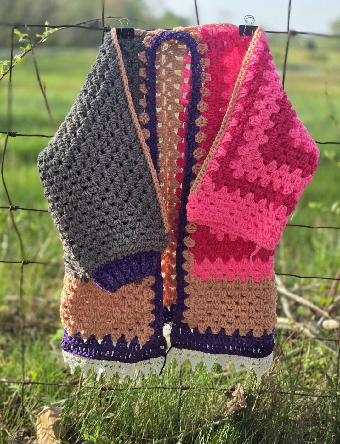 Sunset Patchwork Cardigan - Image 3