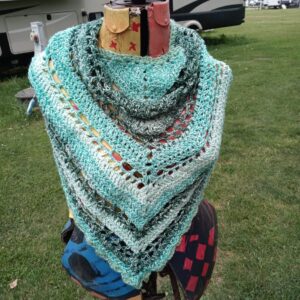 Ocean Breeze Crochet Shawl