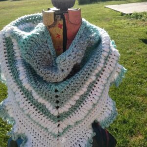 Ocean Wave Crochet Shawl