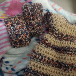 Cozy Earthy Stripes Baby Set