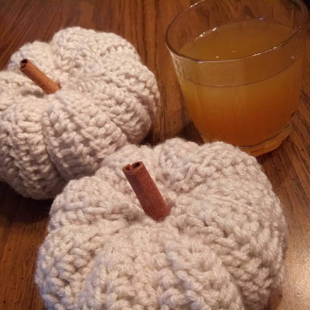 Cozy Harvest Crochet Pumpkins - Image 3