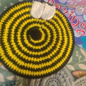 Whimsical Bee Butt Wall Hanging