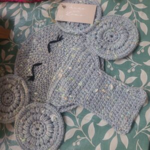 Little Peanut Crochet Wall Hanging