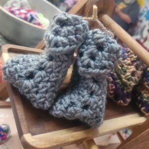 Timeless Tiny Square Booties