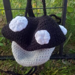 Midnight Bloom Toadstool Purse