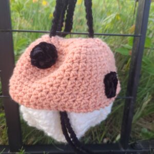Rosy Dot Toadstool Purse