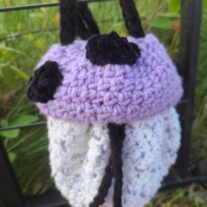 Lavender Cap Mushroom Bag