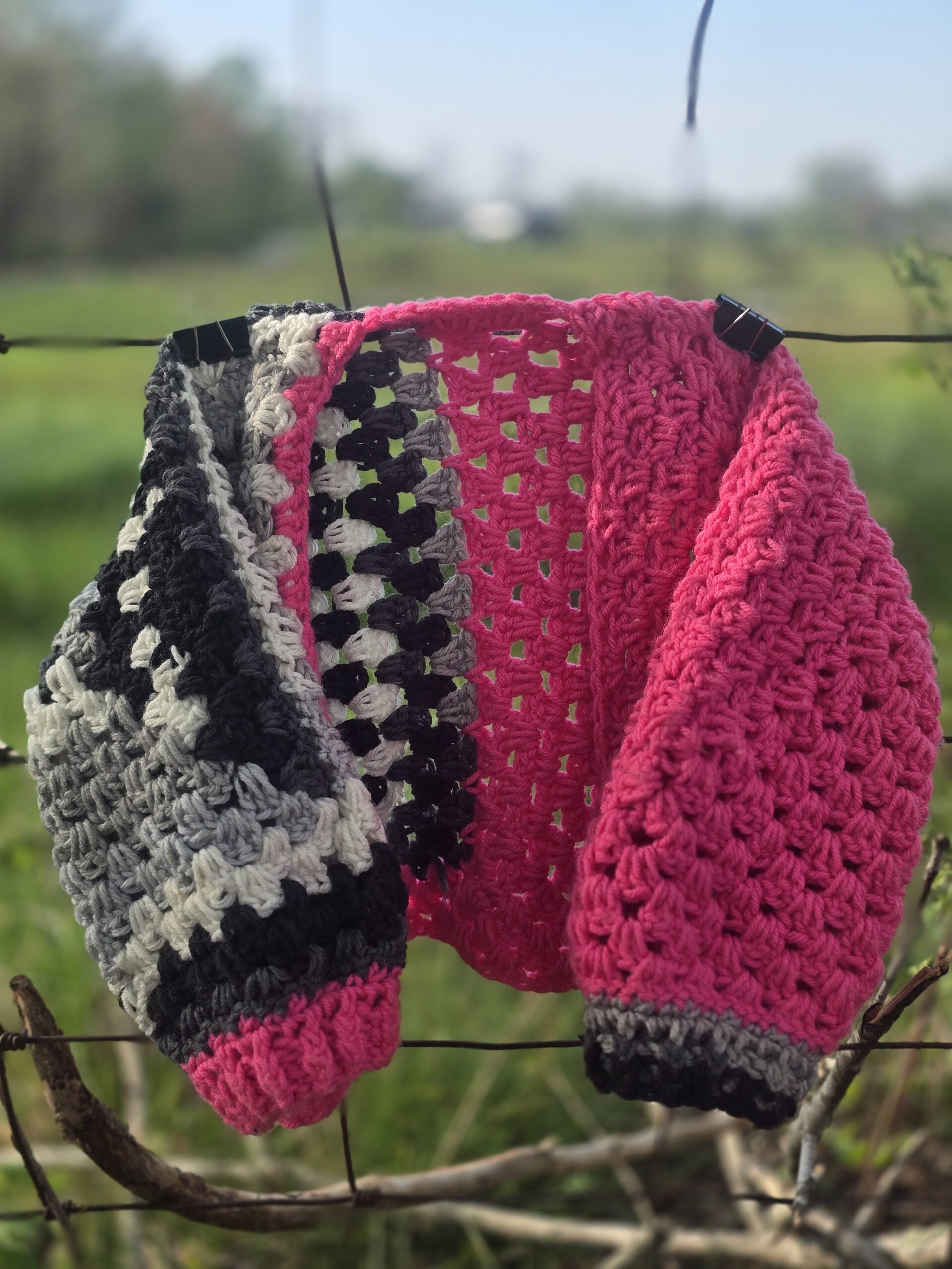 Sweet Squares Toddler Cardigan - Image 4