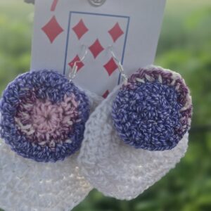 Lavender Fields Crochet Earrings