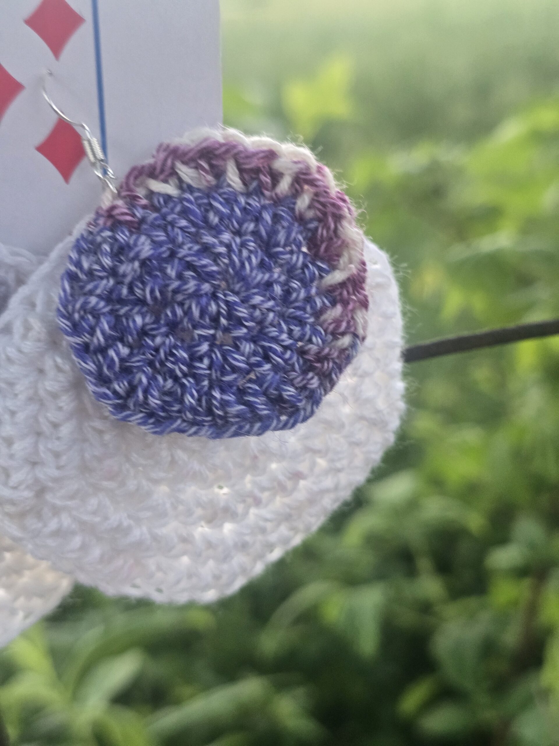 Lavender Fields Crochet Earrings - Image 2