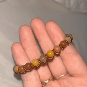 Warm Earth Tones Beaded Bracelet