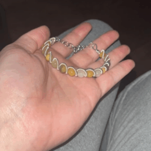 Sunny Yellow & White Serenity Bracelet