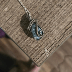 Mystic Green Moss Agate Pendant Necklace