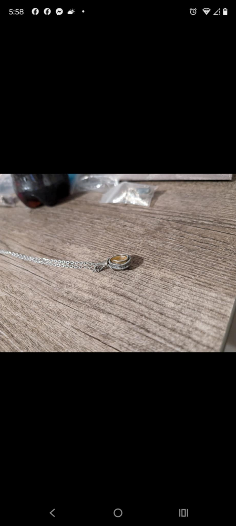 Golden Tiger Eye Pendant Necklace - Image 2