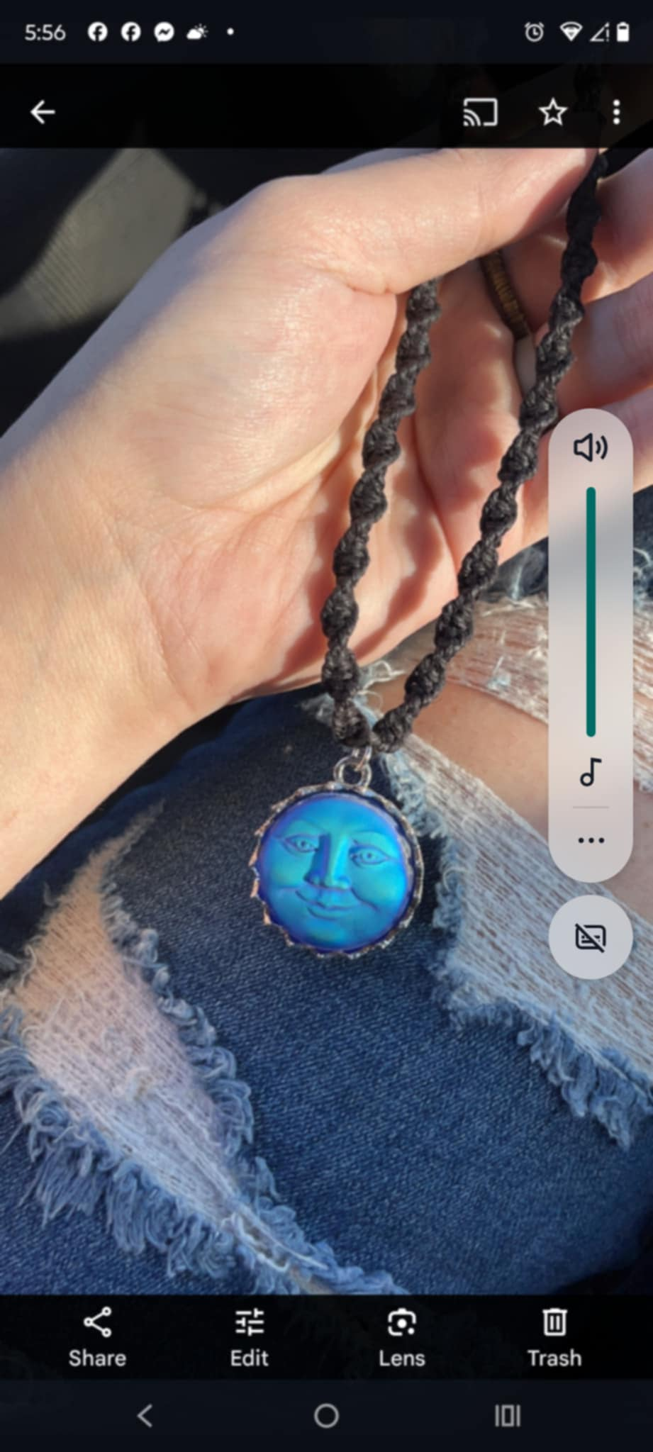 90s celestial sum necklace