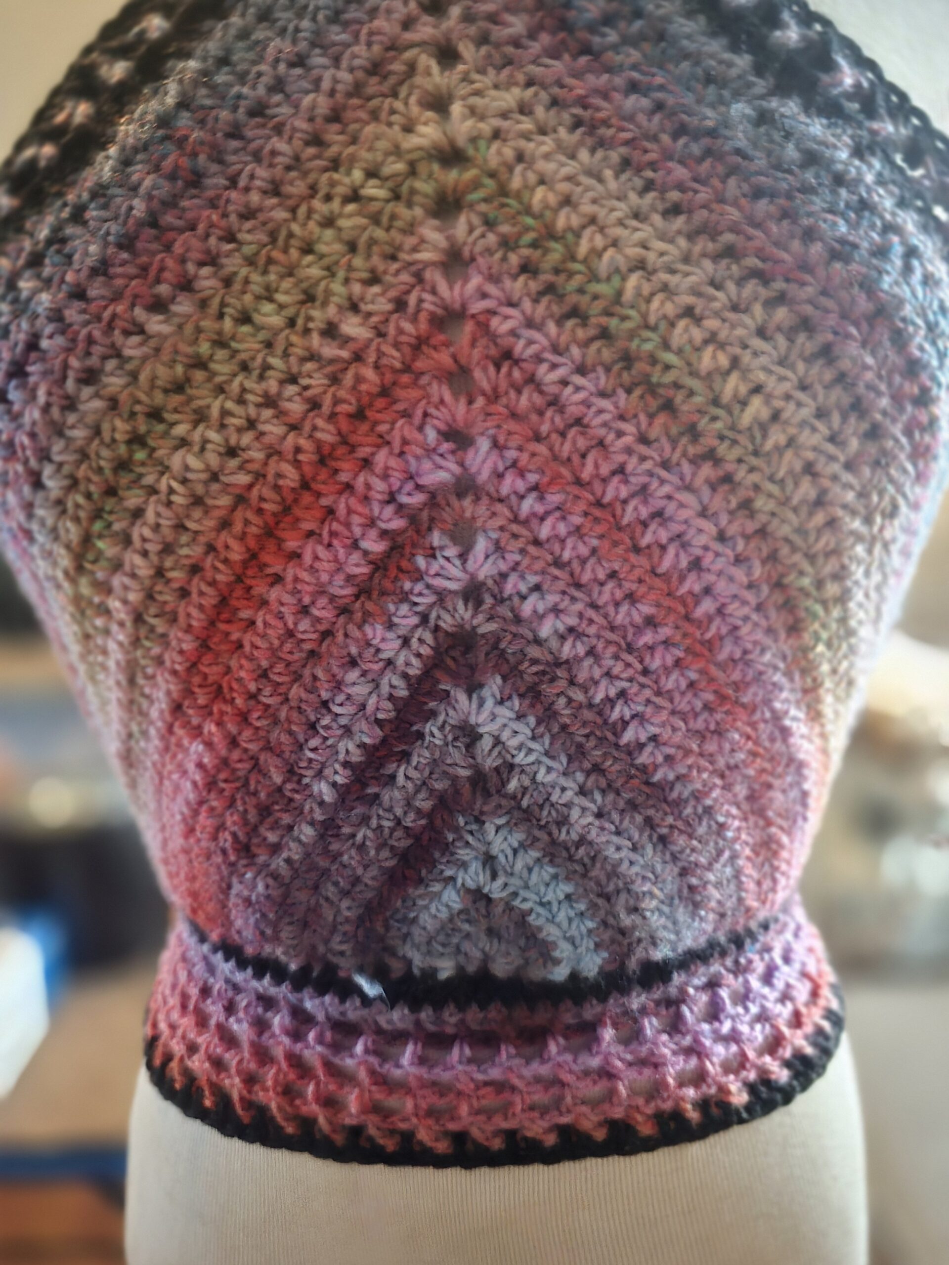 Twilight Bloom Crochet Halter Top - Image 3