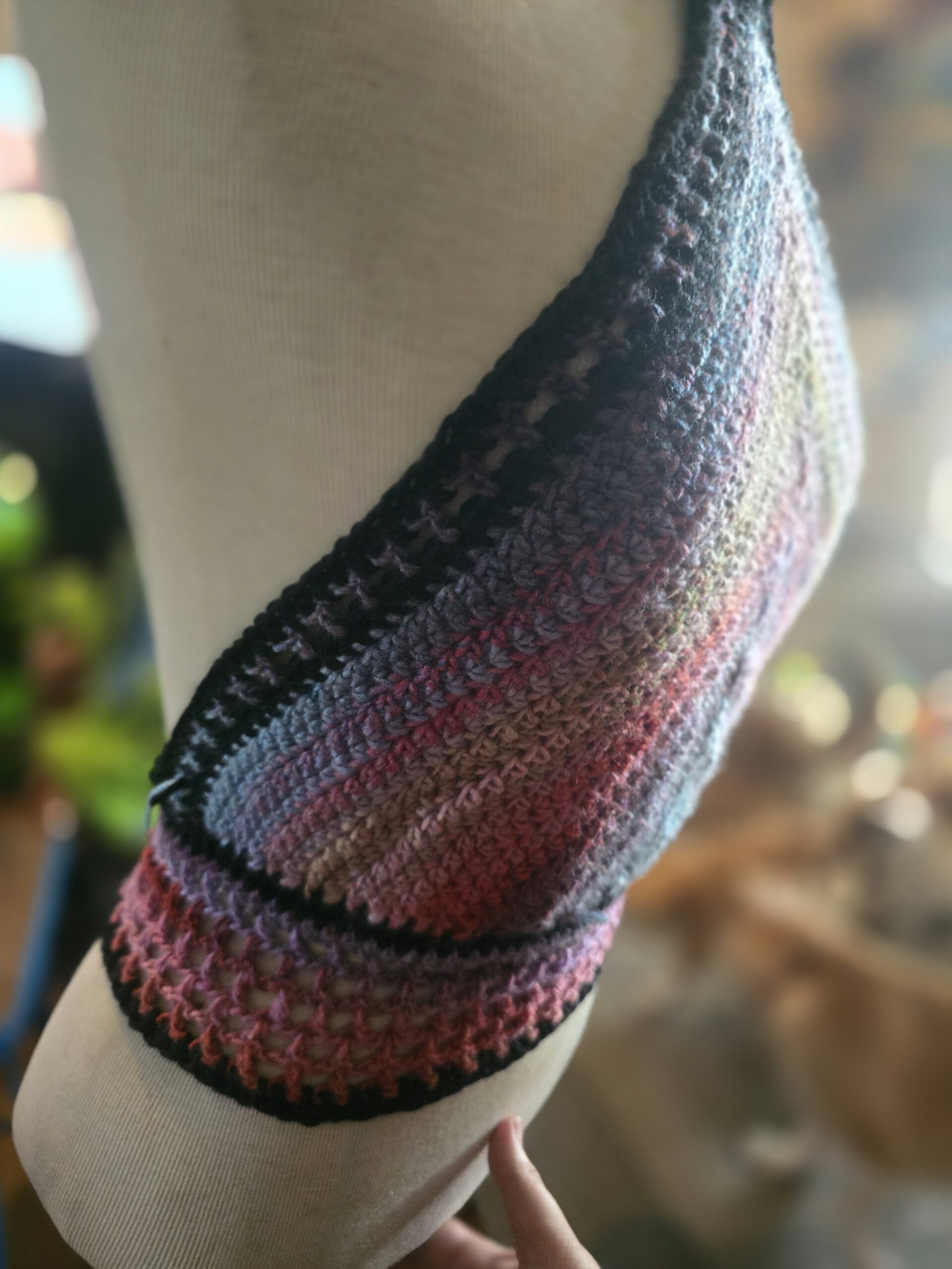 Twilight Bloom Crochet Halter Top - Image 2